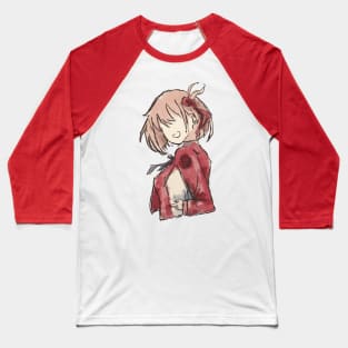 Lycoris recoil Chisato nishikigi in a watercolor art design Baseball T-Shirt